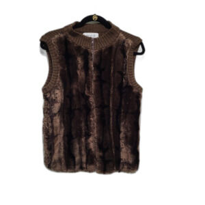 Faux Fur Sweater Vest